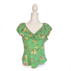 NWOT Milk & Honey Floral Top Size M
